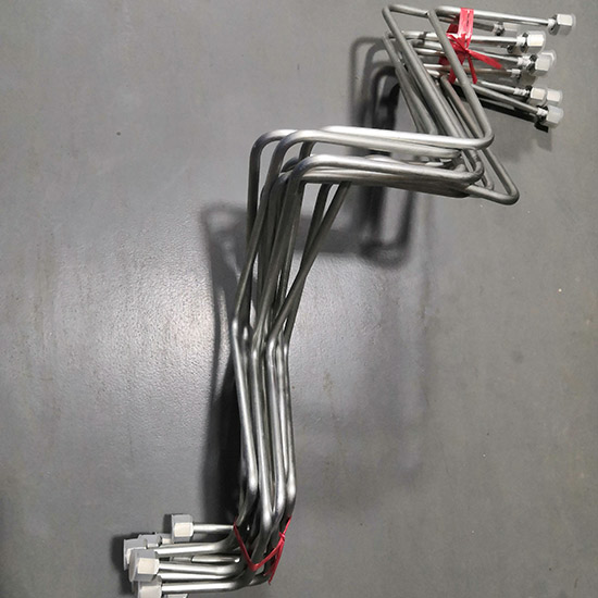 汽車工程車空調(diào)制冷鋁管硬管加工